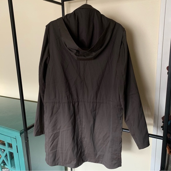 Theory Black Compactable Parka Winter Jacket EUC Size - Small - Picture 5 of 8